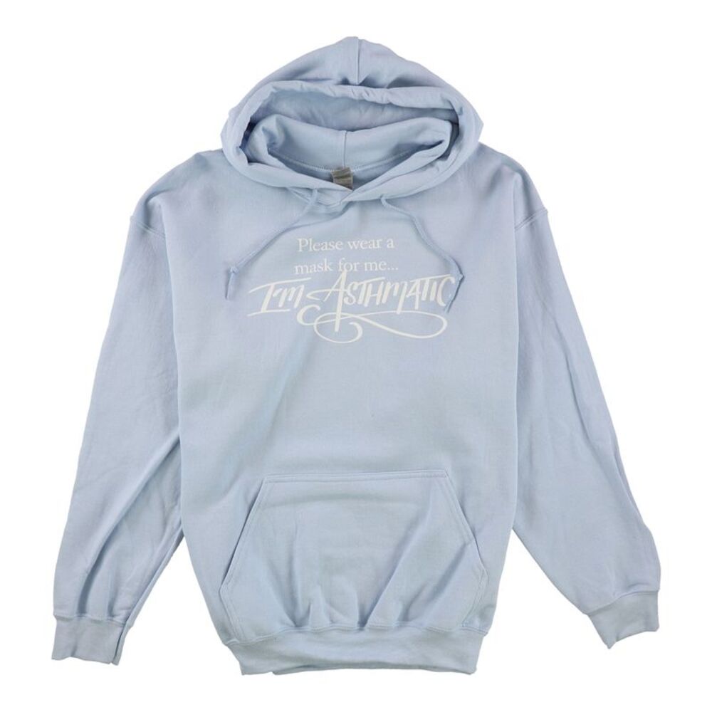 Society6 Mens I'm Asthmatic Hoodie Sweatshirt, NWT